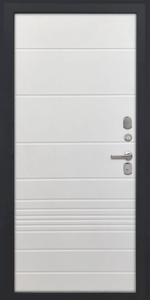 Входная дверь ДвериПРО Л-45 ФЛ-700 (10мм, Ясень белый) DPRO225940 внутренняя сторона