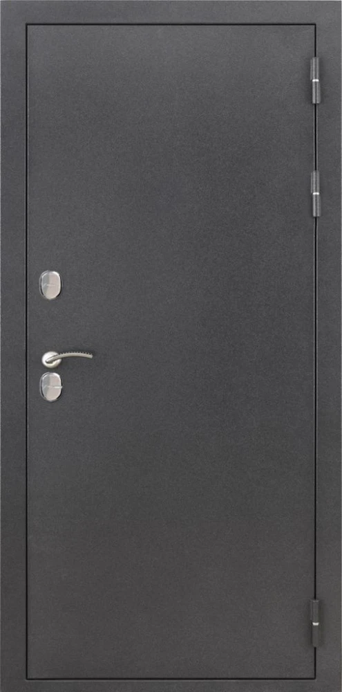 Входная дверь ДвериПРО Термо серебро ФЛ-291 (Лине, 10мм, Белый софт) DPRO225885 внешняя сторона